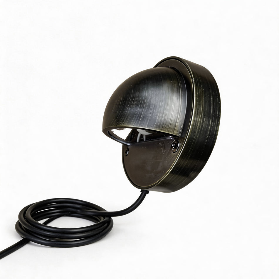 Scapegrade DL-01-BR solid brass low voltage led deck light & step light