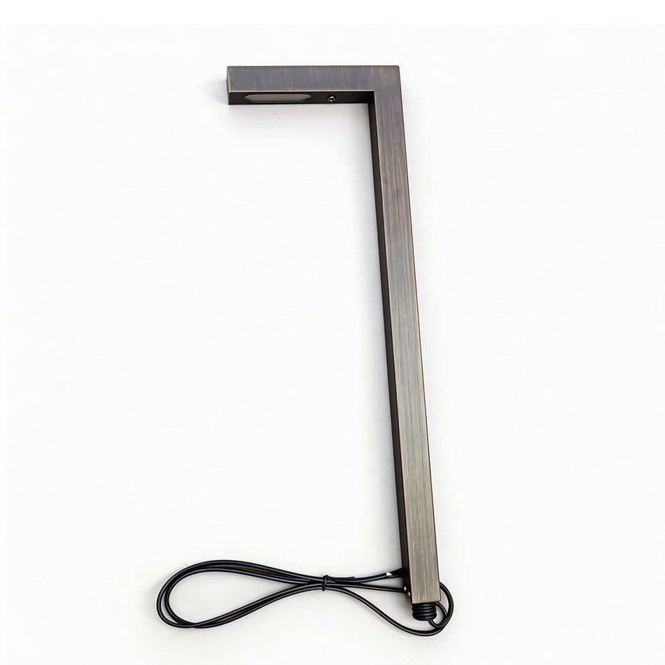 Scapegrade PL-03-BR solid brass low voltage landscape path light