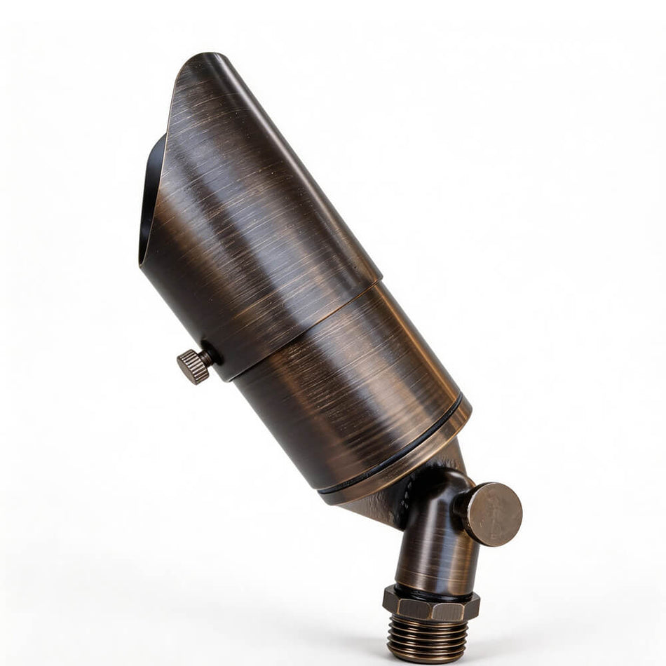 Scapegrade SP-02-BR Solid Brass Outdoor Landscape Spotlight