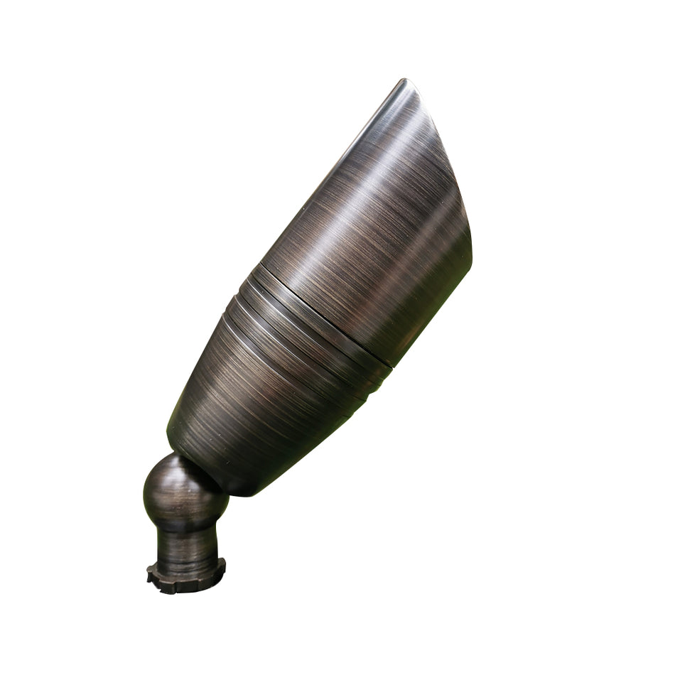 Scapegrade SP-03-BR Solid Brass Outdoor Landscape Spotlight